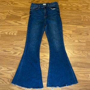 Flare sneak peek jeans, size 11/W30